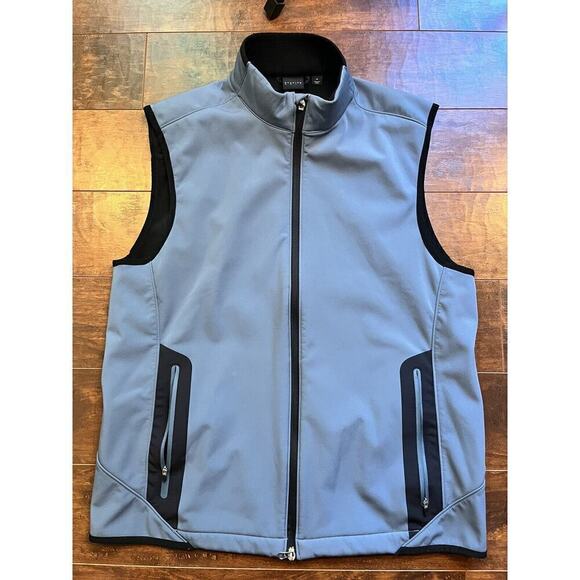 Dunning Golf Men's Full Zip Golf Foden Bonded Vest Jacket Mens Size M - Picture 1 of 6